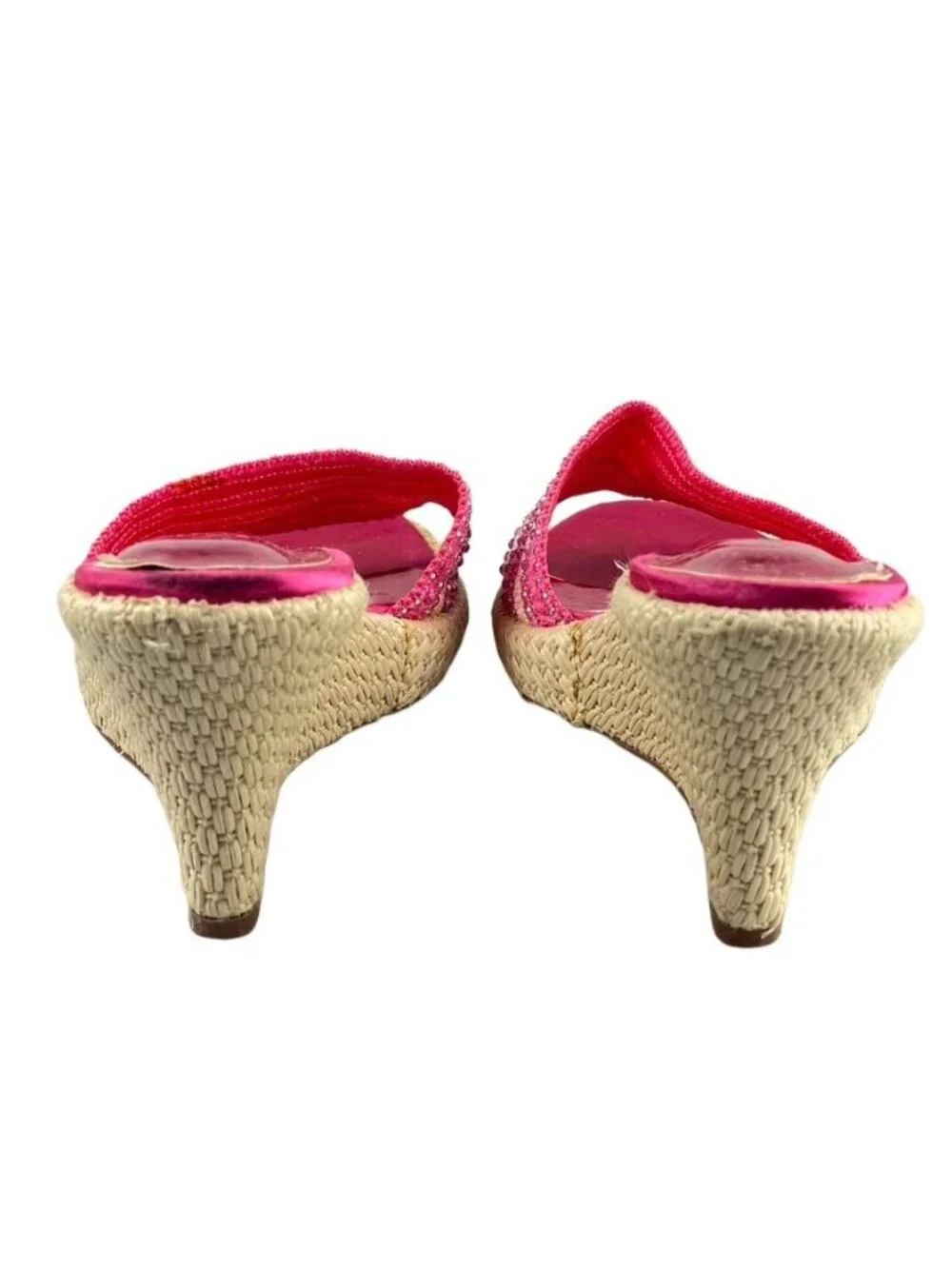 Madeline Shoes Prudence Espadrille Platform Wedge Slide Sandals Women's 10M